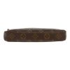 Louis Vuitton  Pochette accessoires handbag/clutch  in brown monogram canvas  and natural leather - Detail D1 thumbnail