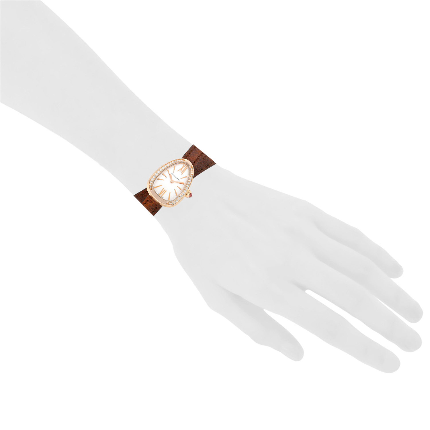 Montre Bulgari Serpenti en or rose Ref: Serpenti  Vers 2010 - Detail D1