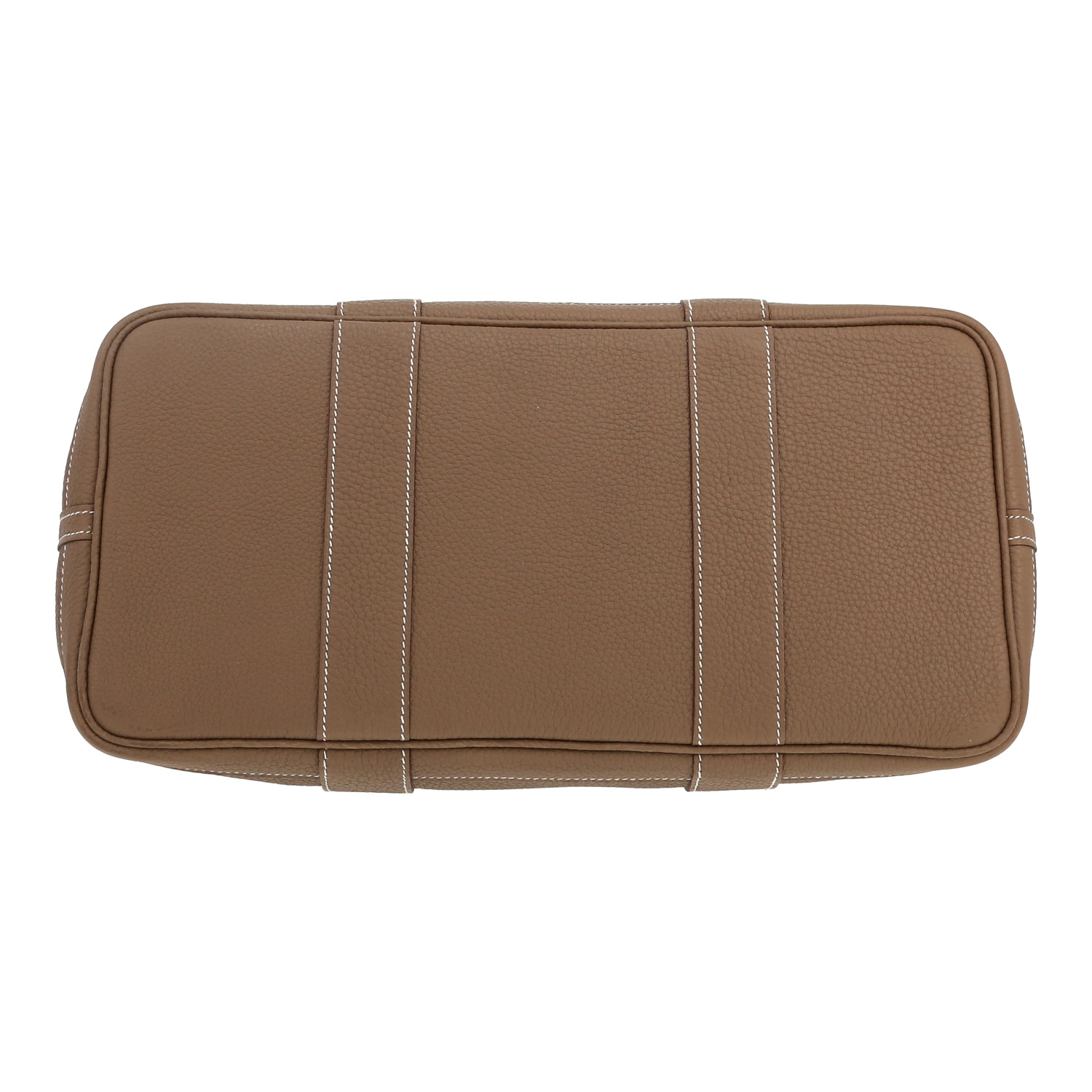 Bolso Cabás Hermès  Garden en cuero togo marrón etoupe - Detail D1