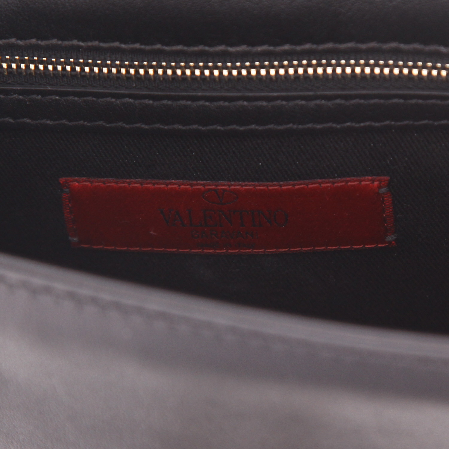 Sac bandoulière Valentino Garavani  Rockstud Lock en cuir noir - Detail D2