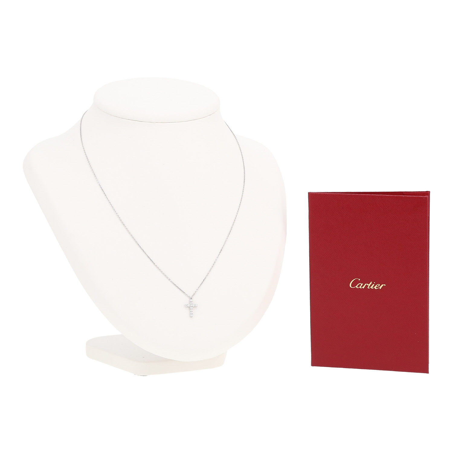 Collar Cartier Symboles de oro blanco y diamantes - Detail D2