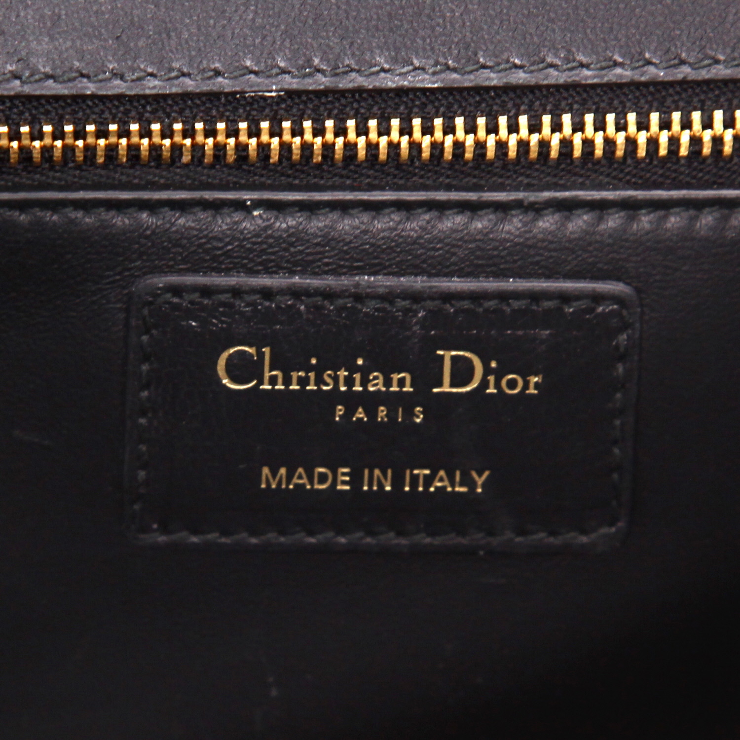 Borsa a tracolla Dior  30 Montaigne in pelle nera - Detail D2