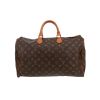 Bolso de mano Louis Vuitton  Speedy 40 en lona Monogram marrón y cuero natural - 360 thumbnail