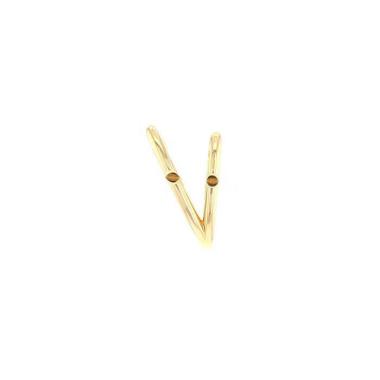 Pendiente Louis Vuitton LV Volt Upside Down de oro amarillo