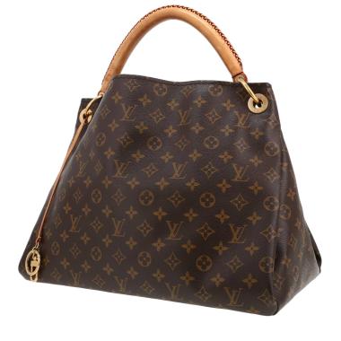 Borsa Louis Vuitton  Artsy in tela monogram marrone e pelle naturale