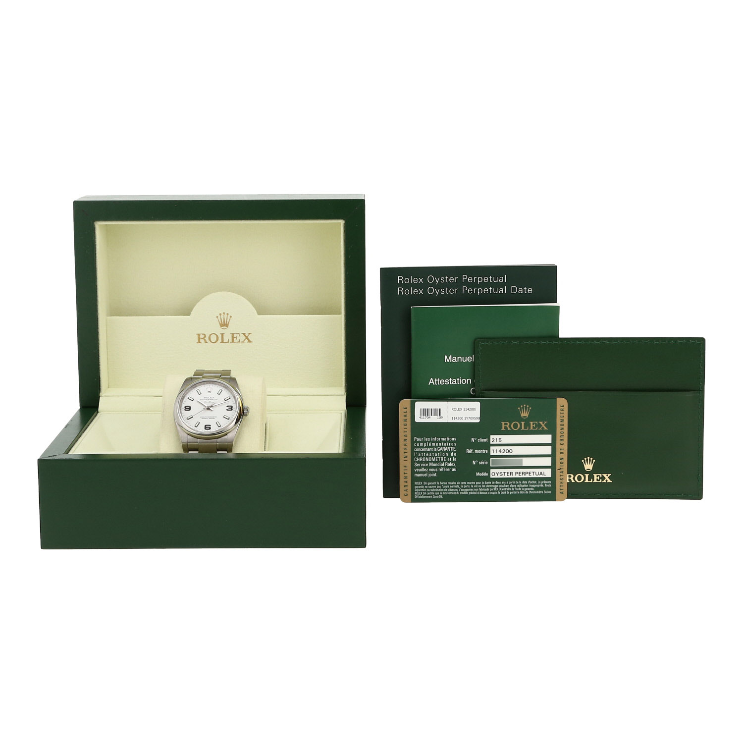 Montre Rolex Air King en acier Ref: Rolex - 114200  Vers 2010 - Detail D2