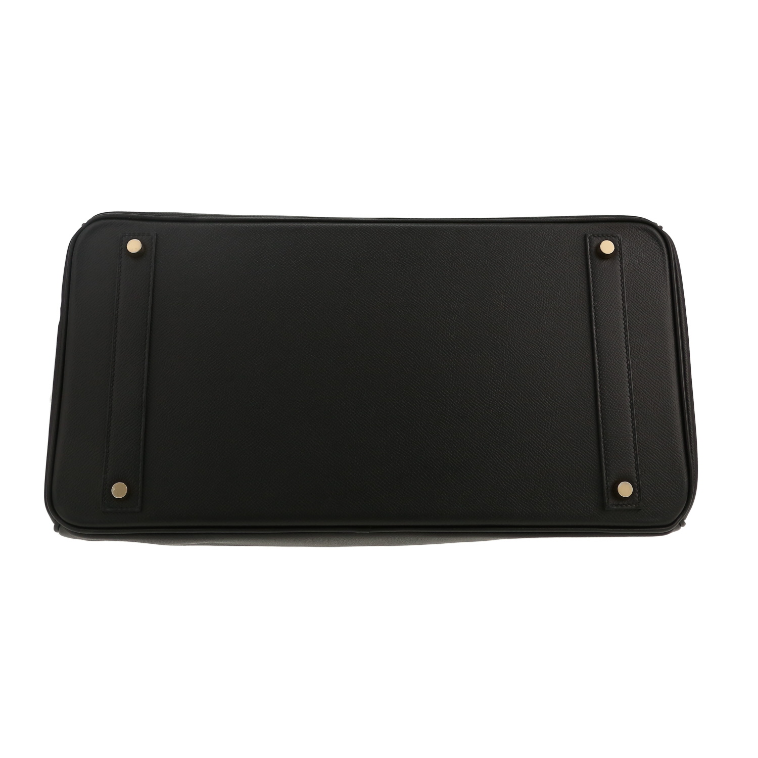 Sac à main Hermès  Birkin 40 cm en cuir epsom noir - Detail D1