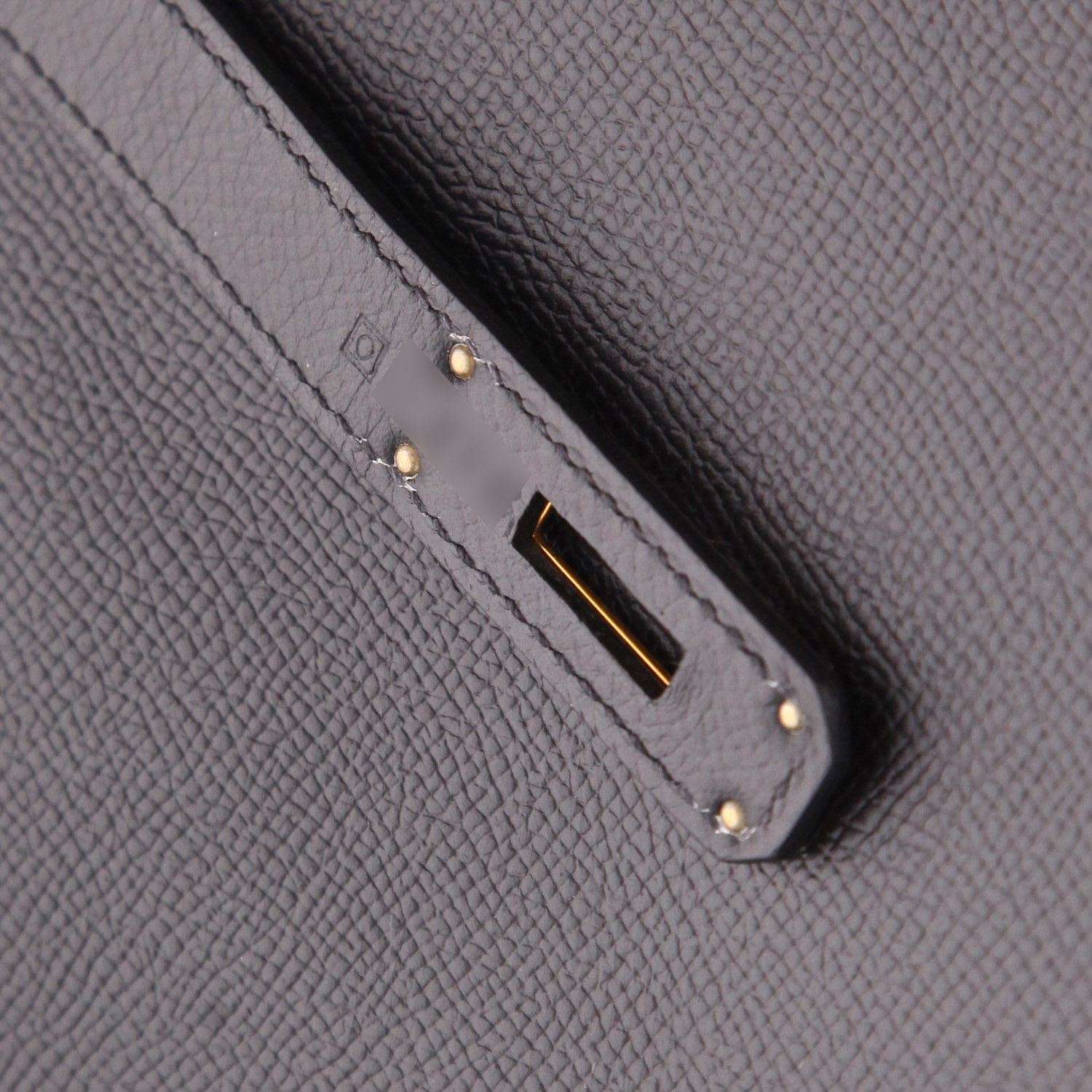 Borsa Hermès  Birkin 40 cm in pelle Epsom nera - Detail D4
