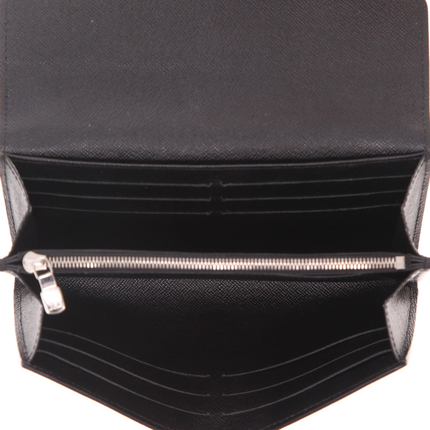 Portefeuille Louis Vuitton  Sarah en cuir épi noir - Detail D3
