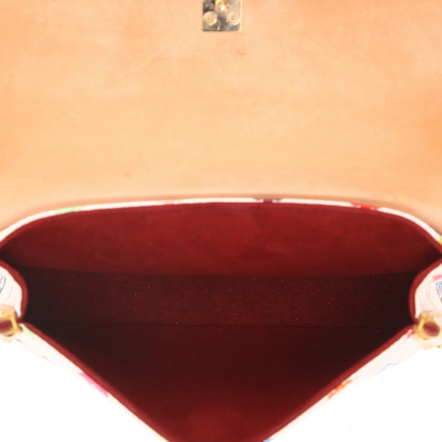 Sac à main Louis Vuitton  Eye Miss You en toile monogram multicolore et cuir naturel - Detail D3