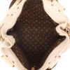 Bolso de mano Louis Vuitton   en lona beige y azul - Detail D3 thumbnail