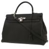 Bolso de mano Hermès  Kelly 35 cm en cuero taurillon clémence negro - 00pp thumbnail