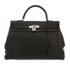 Borsa Hermès  Kelly 35 cm in pelle taurillon clemence nera - 360 thumbnail