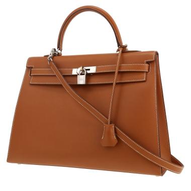 Hermès  Kelly 35 cm handbag  in gold epsom leather