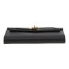 Hermès  Kelly To Go handbag/clutch  in black epsom leather - Detail D1 thumbnail