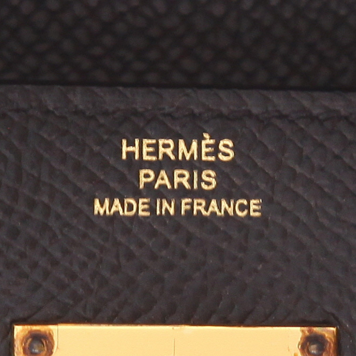 Bolso/bolsito Hermès  Kelly To Go en cuero epsom negro - Detail D2