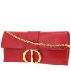 Bolso bandolera Dior  30 Montaigne en cuero rojo - 00pp thumbnail