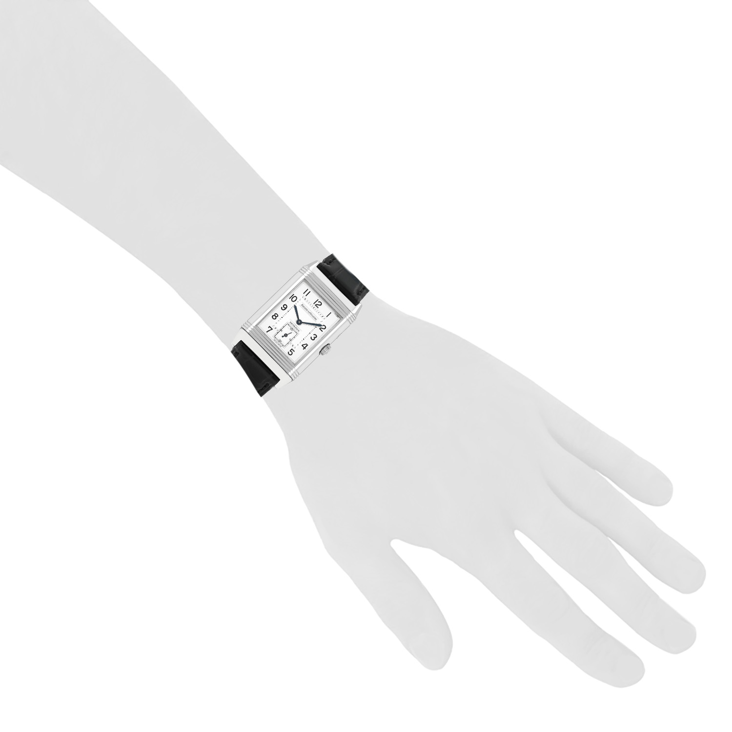 Montre Jaeger-LeCoultre Reverso-Duoface en acier Ref: Jaeger Lecoultre - 270854  Vers 2000 - Detail D1