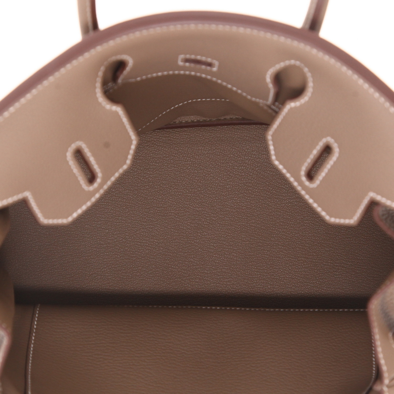 Borsa Hermès  Birkin 30 cm in pelle togo etoupe - Detail D3