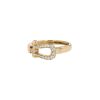 Fred Force 10 medium model ring in yellow gold and diamonds - 00pp thumbnail