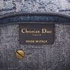 Dior  Saddle medium size  handbag  in blue monogram canvas Oblique - Detail D2 thumbnail