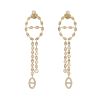 Hermès Chaîne d'Ancre pendants earrings in yellow gold and diamonds - 360 thumbnail