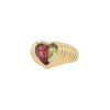 Bulgari Doppio ring in yellow gold, tourmaline and peridot - 00pp thumbnail