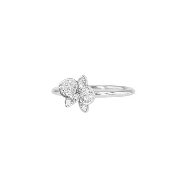Cartier Caresse d'Orchidées small model ring in white gold and diamonds