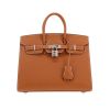 Bolso de mano Hermès  Birkin 25 cm en cuero epsom color oro - 360 thumbnail