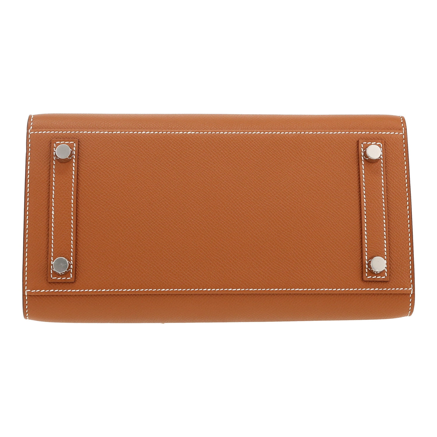 Hermès  Birkin 25 cm handbag  in gold epsom leather - Detail D1