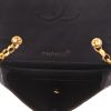 Chanel  Vintage shoulder bag  in black satin - Detail D3 thumbnail