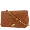 Sac bandoulière Chanel  Mademoiselle en cuir matelassé cognac - 00pp thumbnail