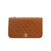 Chanel  Mademoiselle shoulder bag  in cognac quilted leather - 360 thumbnail