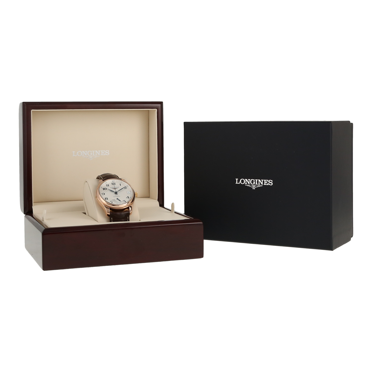 Montre Longines Master Collection en or rose Ref: Longines - L2.666.8  Vers 2010 - Detail D2