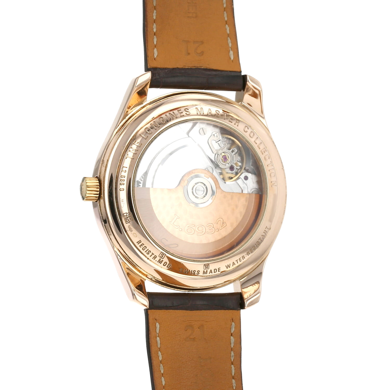 Longines Master Collection  in pink gold Ref: Longines - L2.666.8  Circa 2010 - Detail D3