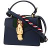 Bolso de mano Gucci  Sylvie en cuero azul - 00pp thumbnail