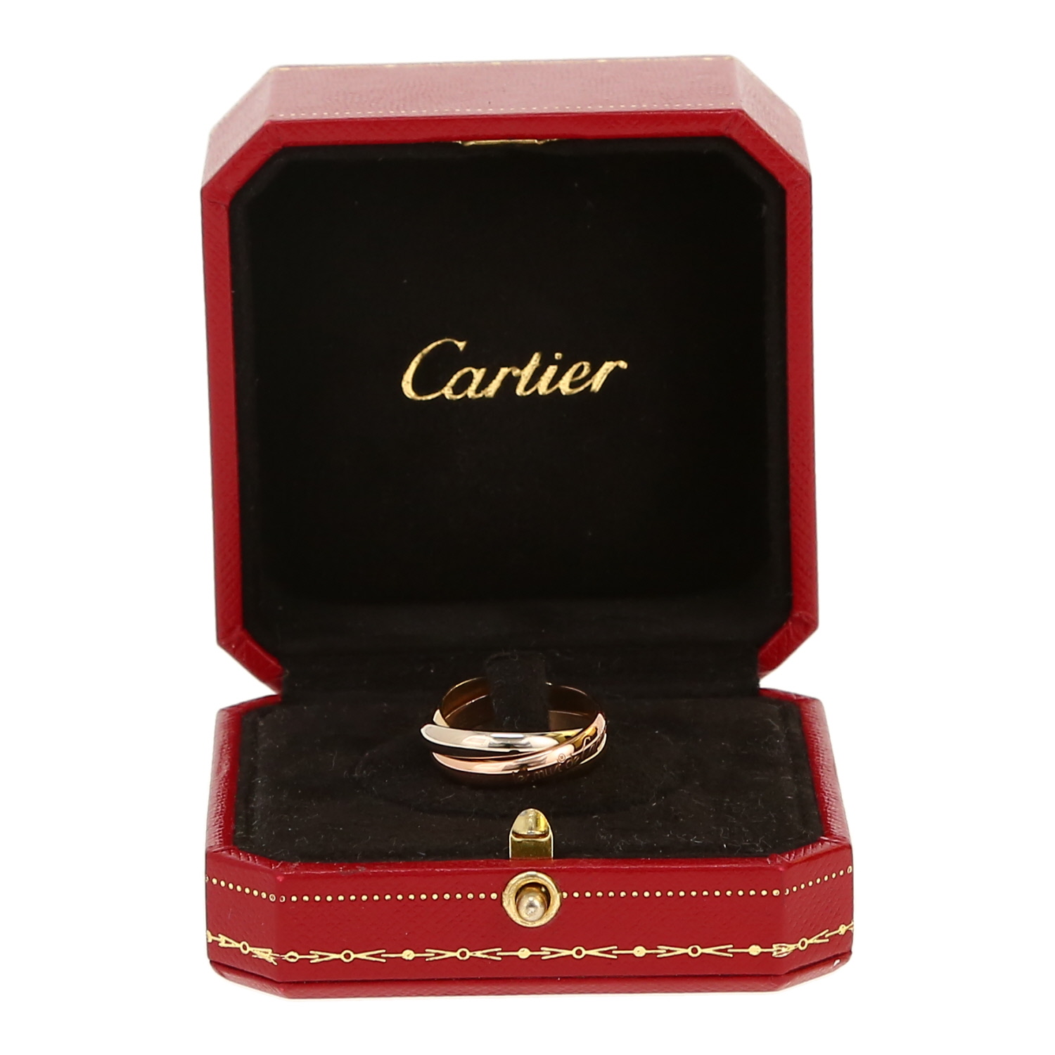 Cartier Trinity "les Must de Cartier" medium model ring in 3 golds, size 55 - Detail D2