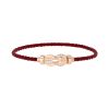 Fred Chance Infinie medium model bracelet in pink gold and diamonds - 00pp thumbnail