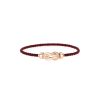 Fred Chance Infinie medium model bracelet in pink gold and diamonds - 360 thumbnail