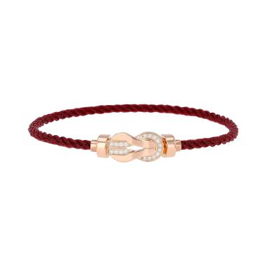 Bracciale Fred Chance Infinie modello medio in oro rosa e diamanti Bracciale Fred Chance Infinie modello medio in oro rosa e diamanti