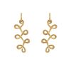 Articulated H. Stern Celtic Dunes large model earrings in yellow gold - 00pp thumbnail