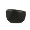 Chanel  Pochette clutch-belt  in black quilted leather - 360 thumbnail