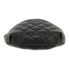 Chanel  Pochette clutch-belt  in black quilted leather - Detail D1 thumbnail