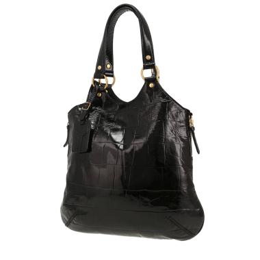 Shopping bag Saint Laurent  Tribute in pelle verniciata nera