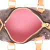 Borsa a tracolla Louis Vuitton  Nano Speedy in tela monogram marrone e pelle naturale - Detail D3 thumbnail