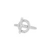 Hermès Echappée small model ring in white gold and diamonds - 00pp thumbnail