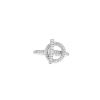 Hermès Echappée small model ring in white gold and diamonds - 360 thumbnail