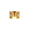 Open Cartier C de Cartier large model ring in yellow gold, pink gold and white gold - 360 thumbnail