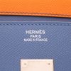 Bolso de mano Hermès  Birkin Rainbow en cuero epsom rojo Casaque, rosa Magnolia azul y albaricoque - Detail D2 thumbnail