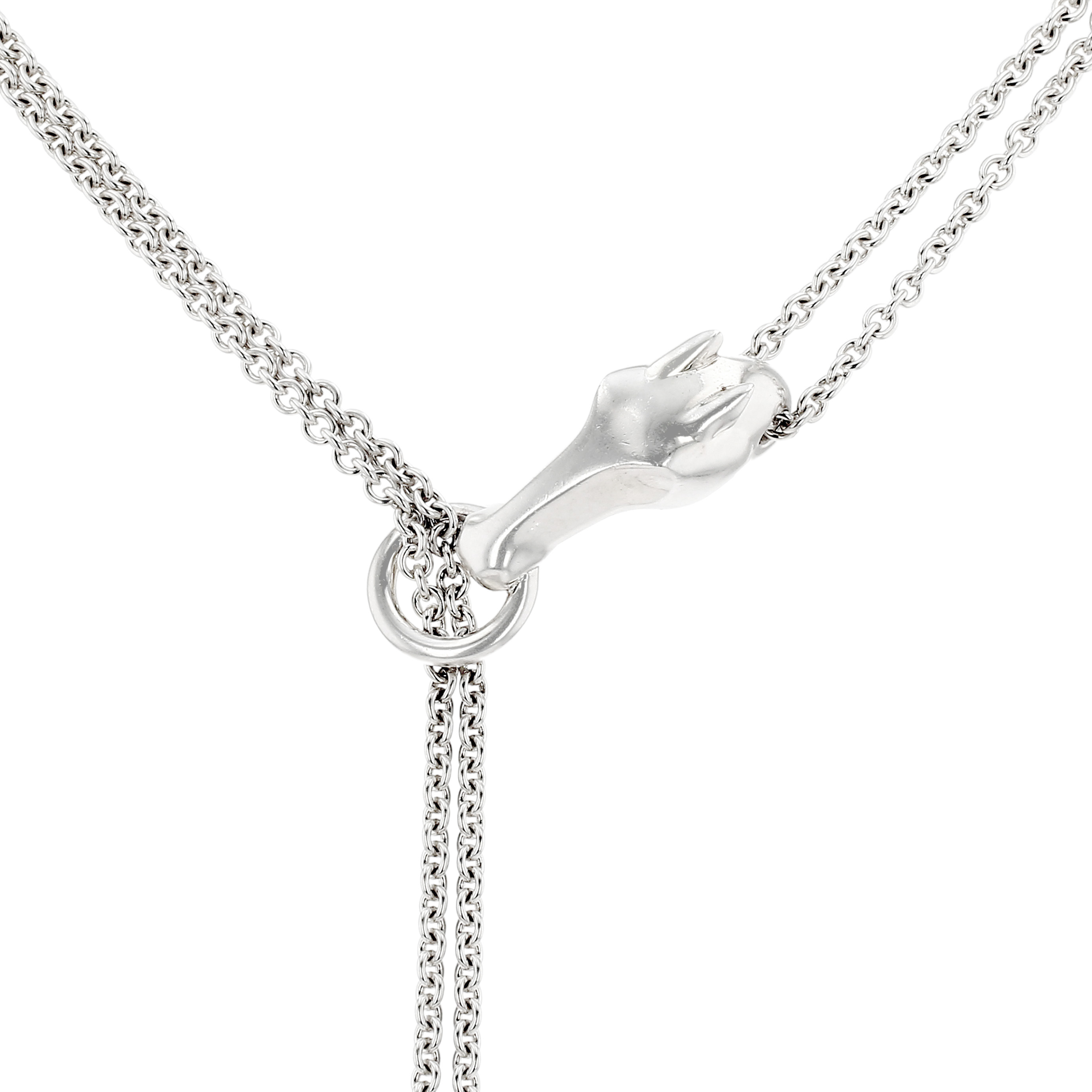 Hermès Galop Necklace Hermès Rose Gold And Diamond Galop Necklace Available For